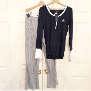 NWT Tommy Hilfiger 2 piece pajama set